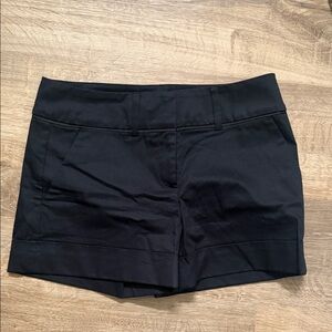 NWT 7th Ave New York & Co Classic Black Women's Shorts, Size 2